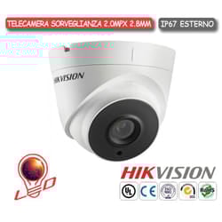 Telecamera ip Dome 2MP 8mm dwrd Hikvision