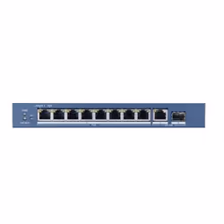 Hikvision DS-3E0510P-E, Non gestito, Gigabit Ethernet (10/100/1000), Full duplex, Supporto Power over Ethernet (PoE)