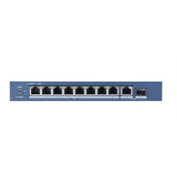 Hikvision DS-3E0510P-E switch di rete Non gestito Gigabit Ethernet (10/100/1000) Supporto Power over Ethernet (PoE) Blu
