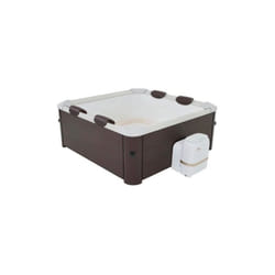 Mspa - Piscina Idromassaggio f Tr062w Tribeca Rigida Noce Scuro