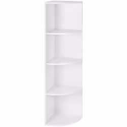 Caratteristiche: 1. ELEGANTE SCAFFALE AD ANGOLO : Organizza e esponi i tuoi libri e altre decorazioni con questo nuovo scaffa ...