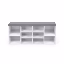 Vasagle ULHS10WT Mensola modulare Libera installazione Truciolato Grigio, Bianco - Vista aggiuntiva 8