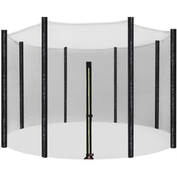 Songmics - Rete di Ricambio da 244cm per Trampolino, Rete di Sicurezza per 6 Pali Diritti, Recinzione Rotonda a Maglie,