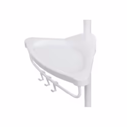 Songmics BCB001A mensola a muro per bagno Plastica, Acciaio - Vista aggiuntiva 4