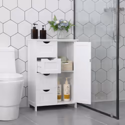 Vasagle LHC41W credenza per soggiorno 1 porta/porte - Vista aggiuntiva 4