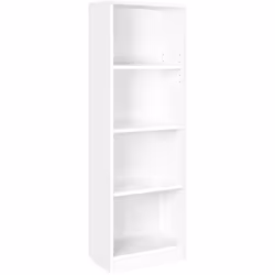 Dettagli del prodotto: - Colore: Bianco - Materiale: Pannello di Truciolato - Dimensioni del prodotto: 40 x 24 x 121,5 cm (L ...