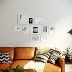 Songmics - Set di 10 Cornici per Foto, 2 di 20 x 25 cm (8 x 10 Pollici), 4 di 13 x 18 cm (5 x 7 '), 4 di 10 x 15 cm (4 x 6 '), Copertura in ps, mdf,