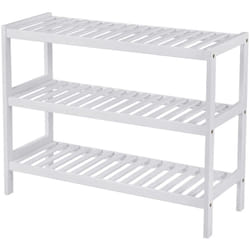 Songmics LBS13W scarpiera Aperto Bianco