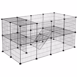 Recinzione individuale - Costruisci un recinto a 2 piani con una piccola rampa e regala ai tuoi animali uno spazio ampio in c ...