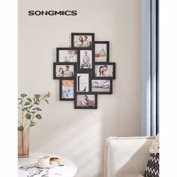 Esponi i tuoi ricordi preferiti - estivo, la felicità di tutta la famiglia, questo set di cornici Songmics ti permette di esi ...