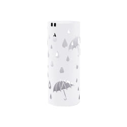 Songmics LUC23W portaombrelli Acciaio Bianco