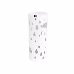 Songmics LUC23W portaombrelli Acciaio Bianco