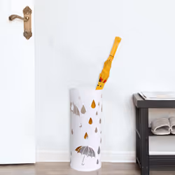 Songmics LUC23W portaombrelli Acciaio Bianco