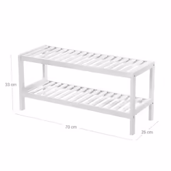 Songmics LBS02WT scarpiera Aperto Bianco - Vista aggiuntiva 6
