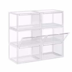 Songmics LSP06CW, Chiuso, Trasparente, 6,2 kg