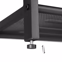 Vasagle ULBS74X Mensola modulare Libera installazione Truciolato, Acciaio Nero, Marrone - Vista aggiuntiva 4
