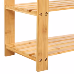 Songmics LBS04N scarpiera Aperto Bamboo