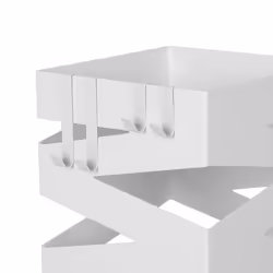 Songmics LUC16W portaombrelli Metallo Bianco - Vista aggiuntiva 5
