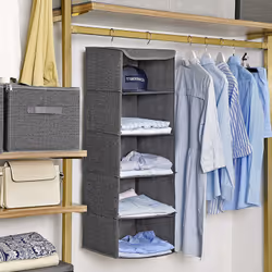 Songmics RYCH06G scatola di conservazione Quadrato Grigio