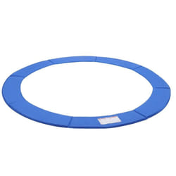 Songmics - 244cm Copertura Bordo Imbottitura Protettiva per Cornice Trampolino Bordo Protezione - Blu