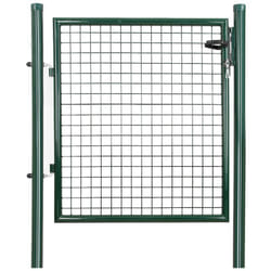 Cancello da Giardino Cancelletto Recinto con Serratura Pedonale Barriera Modulabile per Cortile