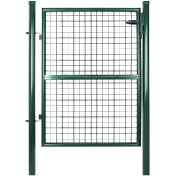 Cancelletto Giardino 125 x 106cm Cancello Pedonale Barriera Modulabile