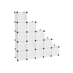 Songmics ULPC44BSV1 scatola di conservazione Bianco