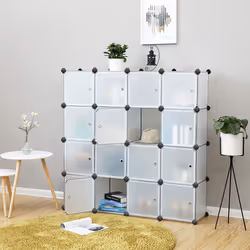 Songmics ULPC44BSV1 scatola di conservazione Bianco