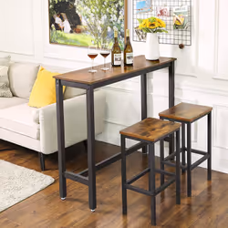 Vasagle LBT12X tavolo da cucina e sala da pranzo Casa Forma rettangolare Tavolo fisso 4 gamba/gambe - Vista aggiuntiva 3