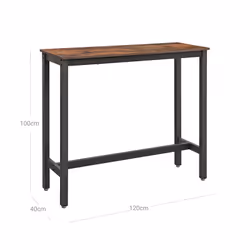 Vasagle LBT12X tavolo da cucina e sala da pranzo Casa Forma rettangolare Tavolo fisso 4 gamba/gambe - Vista aggiuntiva 6
