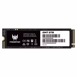 Acer Predator GM7, 2 TB, M.2, 7200 MB/s
