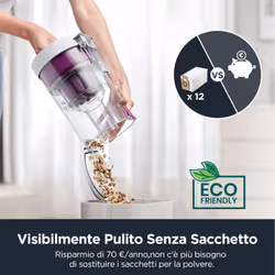 Eureka NERE10s Robot Aspirapolvere Lavapavimenti con Stazione, Pulizia Senza Sforzo per 45 Giorni, 4000Pa, Raccolta Automatica della Polvere, Autonomia 180min, Navigazione con LiDAR, WiFi/APP