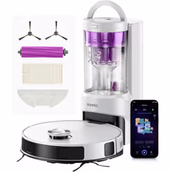 Eureka E20 Plus, Senza sacchetto, Bianco, Rotondo, 2 L, 65 dB, 5200 mAh