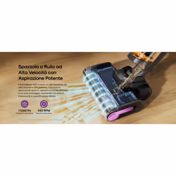 Eureka NEW480 scopa elettrica Batteria Bagnato Senza sacchetto Nero, Grigio, Viola - Vista aggiuntiva 8