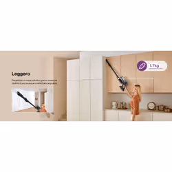 Eureka NEC 520 scopa elettrica Aspirapolvere 3-in-1 Batteria Secco Senza sacchetto 200 W Nero, Viola - Vista aggiuntiva 6