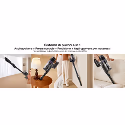 Eureka NEC 520 scopa elettrica Aspirapolvere 3-in-1 Batteria Secco Senza sacchetto 200 W Nero, Viola - Vista aggiuntiva 7