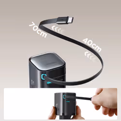 JOYROOM JR-TCL02 Caricabatterie per dispositivi mobili Universale Nero AC Ricarica rapida Interno - Vista aggiuntiva 4