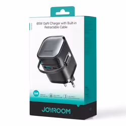 JOYROOM JR-TCL02 Caricabatterie per dispositivi mobili Universale Nero AC Ricarica rapida Interno - Vista aggiuntiva 6