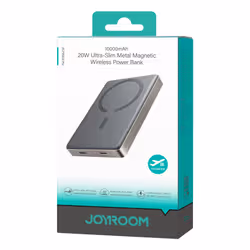 JOYROOM JR-PBM08 Pro Polimeri di litio (LiPo) 10000 mAh Carica wireless Titanio - Vista aggiuntiva 2