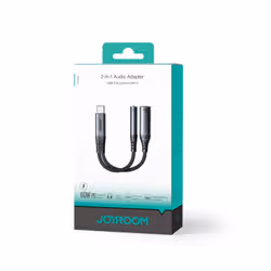 JOYROOM SY-C02 adattatore per inversione del genere dei cavi Type-C 3.5mm+Type-C Nero - Vista aggiuntiva 2