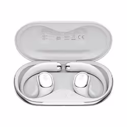 QCY Crossky R70 Auricolare Wireless A orecchio aperto Musica e Chiamate Bluetooth Grigio chiaro, Argento - Vista aggiuntiva 3