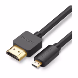Ugreen 30104, 3 m, HDMI tipo D (Micro), HDMI tipo A (Standard), Compatibilità 3D, Nero