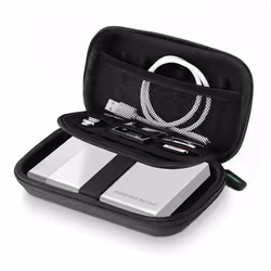 Ugreen 40707, Custodia a sacchetto, EVA (Acetato del vinile dell'etilene), Nero, 2.5", Ogni marca, Resistente agli urti, Impe ...