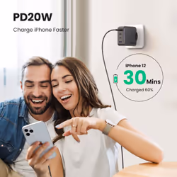 Ugreen 40747 Caricabatterie per dispositivi mobili Universale Nero AC Ricarica rapida Interno - Vista aggiuntiva 6