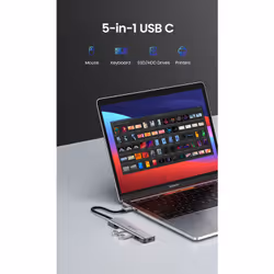 Ugreen 70336 hub di interfaccia USB 3.2 Gen 1 (3.1 Gen 1) Type-C 5000 Mbit/s - Vista aggiuntiva 7