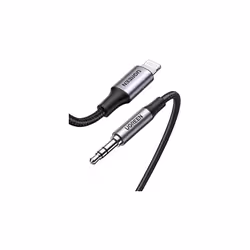 Ugreen 70509, Argento, 3.5mm, Lightning, 1 m, Maschio, Maschio