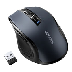 Ugreen 6957303898558 mouse Ufficio Mano destra RF senza fili + Bluetooth Ottico 4000 DPI