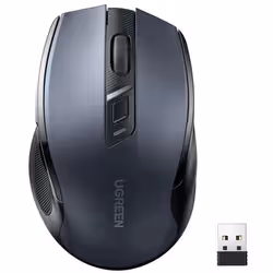 Ugreen 6957303898558 mouse Ufficio Mano destra RF senza fili + Bluetooth Ottico 4000 DPI - Vista aggiuntiva 2