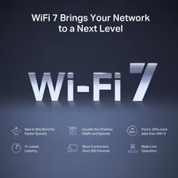 Mercusys MR47BE router wireless 2.5 Gigabit Ethernet Tri-band (2,4 GHz/5 GHz/6 GHz) Nero - Vista aggiuntiva 5