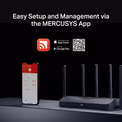 Mercusys MR47BE router wireless 2.5 Gigabit Ethernet Tri-band (2,4 GHz/5 GHz/6 GHz) Nero - Vista aggiuntiva 8